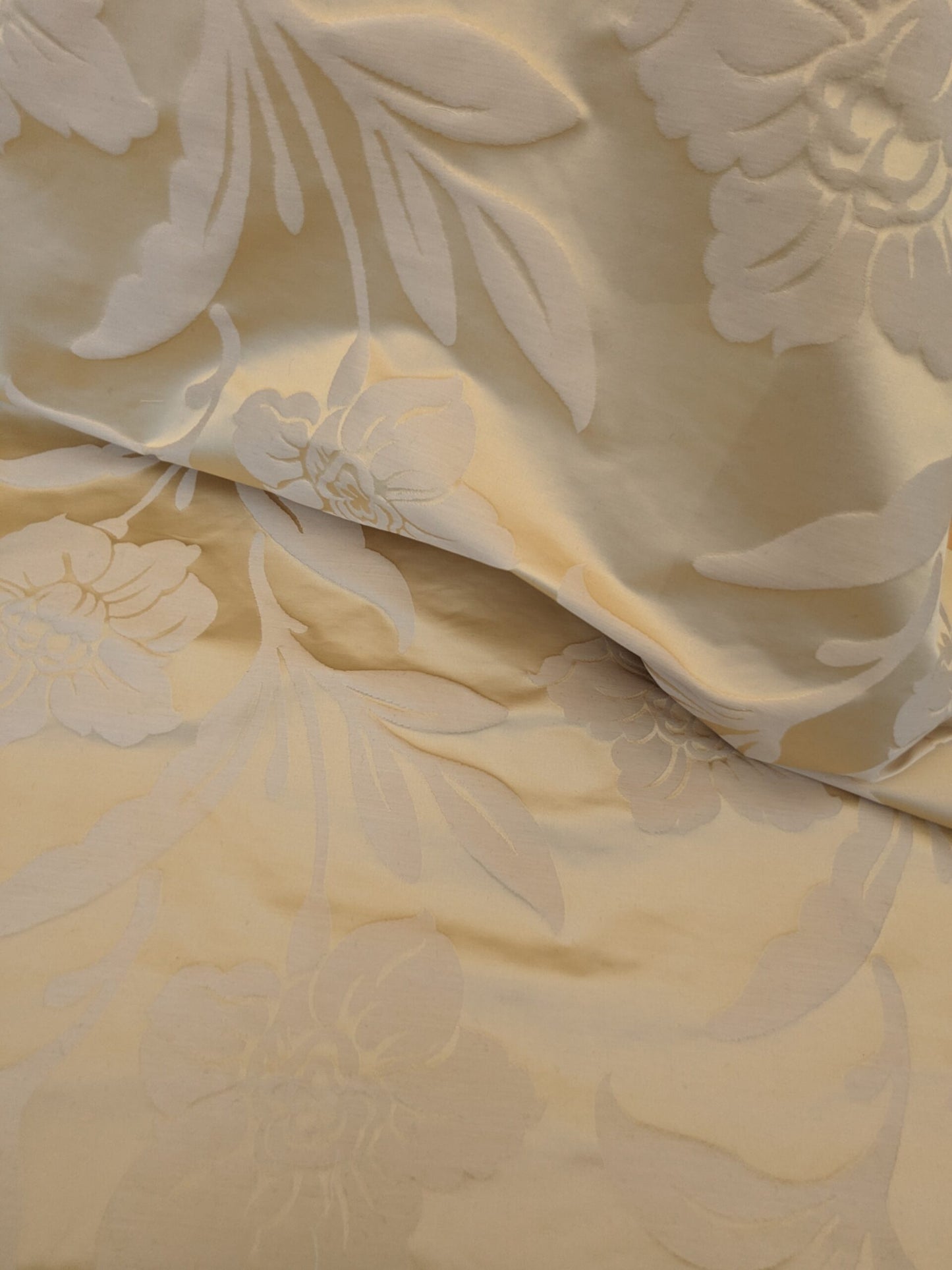 Scalamandre Sophie Ivory Silk Cotton Floral MSRP USD318/y