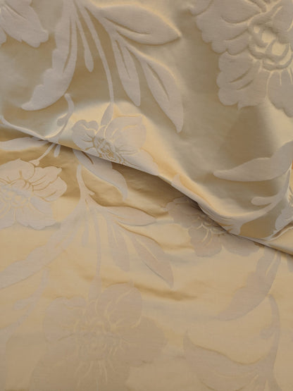 Scalamandre Sophie Ivory Silk Cotton Floral MSRP USD318/y