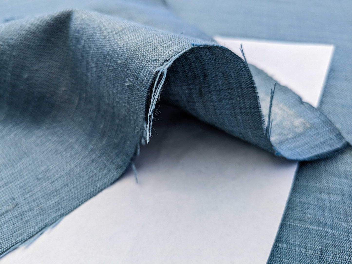 Scalamandre Vienne Texture Azure Blue Silk Solid Texture MSRP USD 276/y