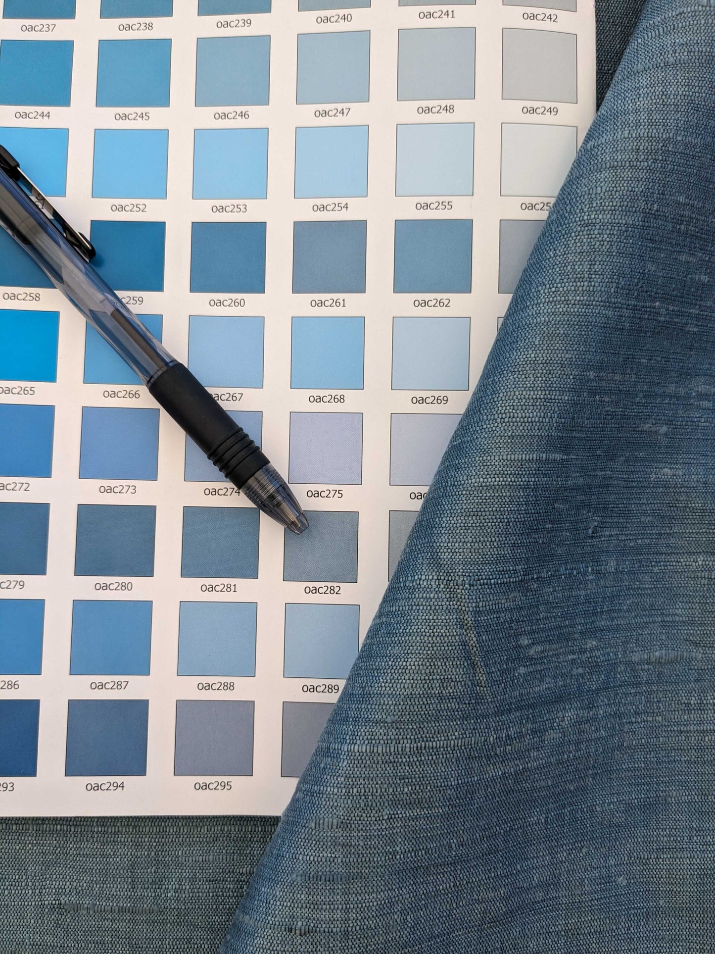 Scalamandre Vienne Texture Azure Blue Silk Solid Texture MSRP USD 276/y