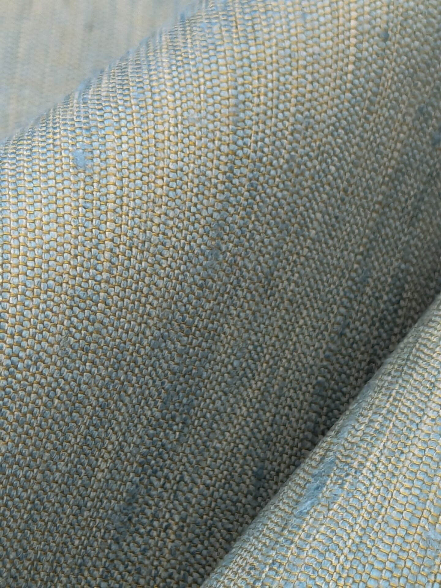 Scalamandre Vienne Texture Sage Light Blue Silk Solid Texture MSRP USD 276/y