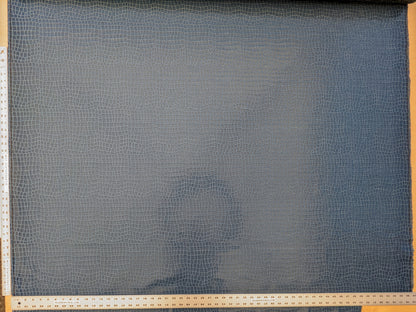 Scalamandre Gator Periwinkle Blue Viscose Blend Small Scale MSRP $210/y