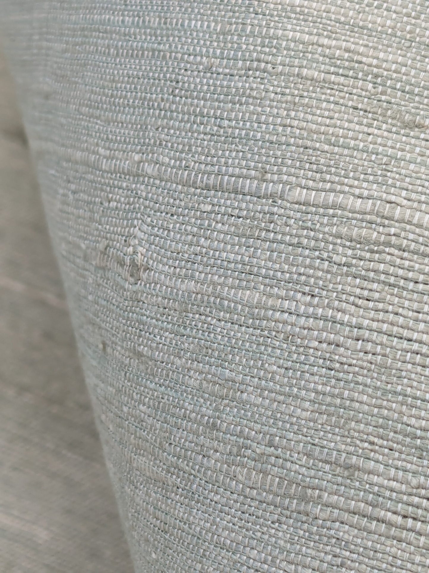 Scalamandre Vienne Texture Mist Gray Blue Silk Solid Texture MSRP USD 276/y