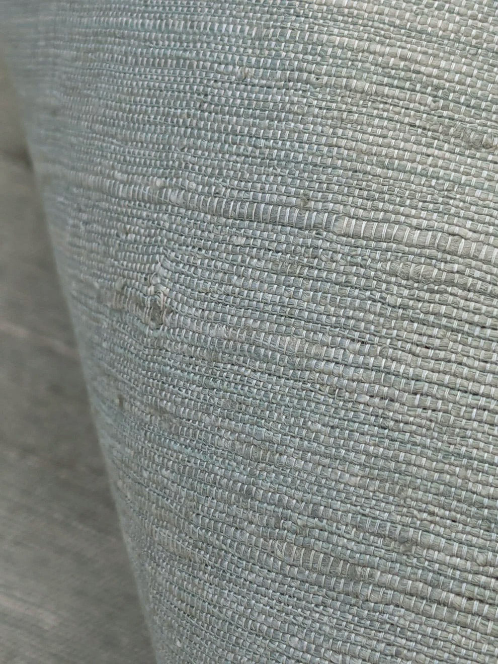 Scalamandre Vienne Texture Mist Gray Sage Green Blue Silk Solid Texture MSRP USD 276/y