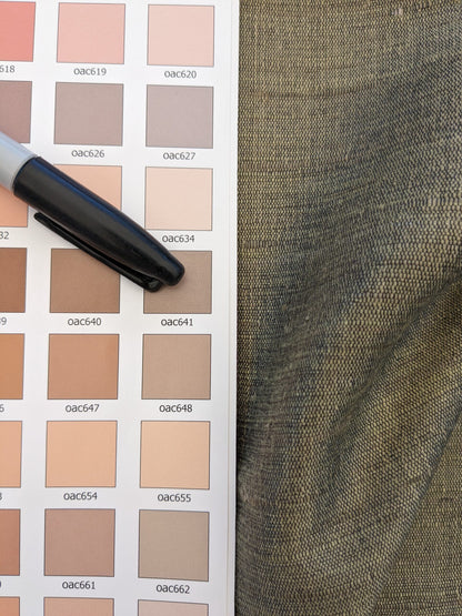 Scalamandre Vienne Texture Bronze Brown Silk Solid Texture MSRP USD 276/y