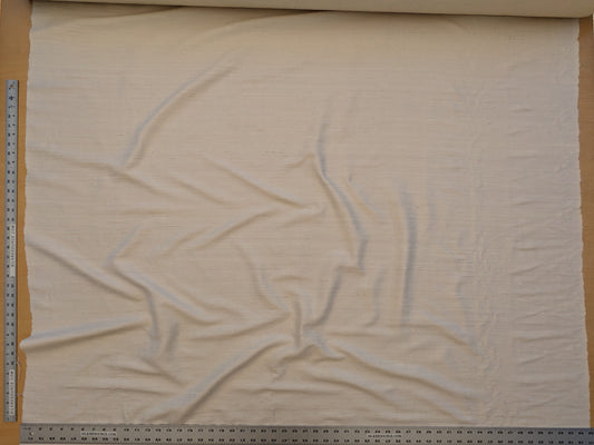 Scalamandre Vienne Texture Vanilla Cream White Silk Solid Texture MSRP USD 276/y