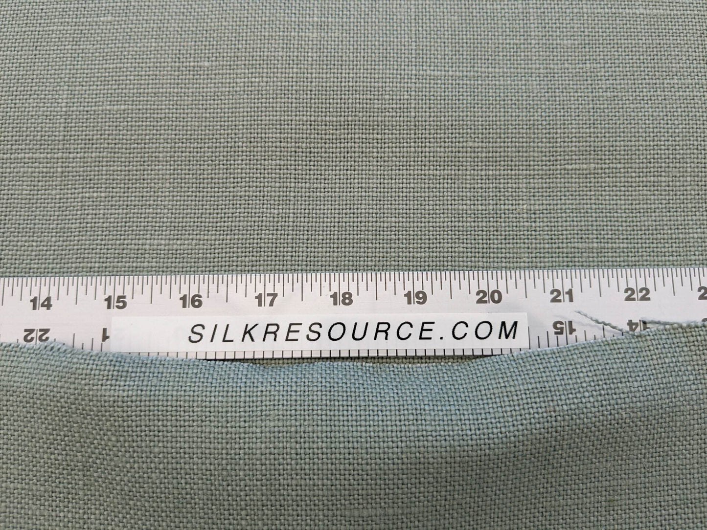 Scalamandre Luxembourg Linen Celadon Light Blue Green Turquoise Solid Super Heavy MSRP USD284/y