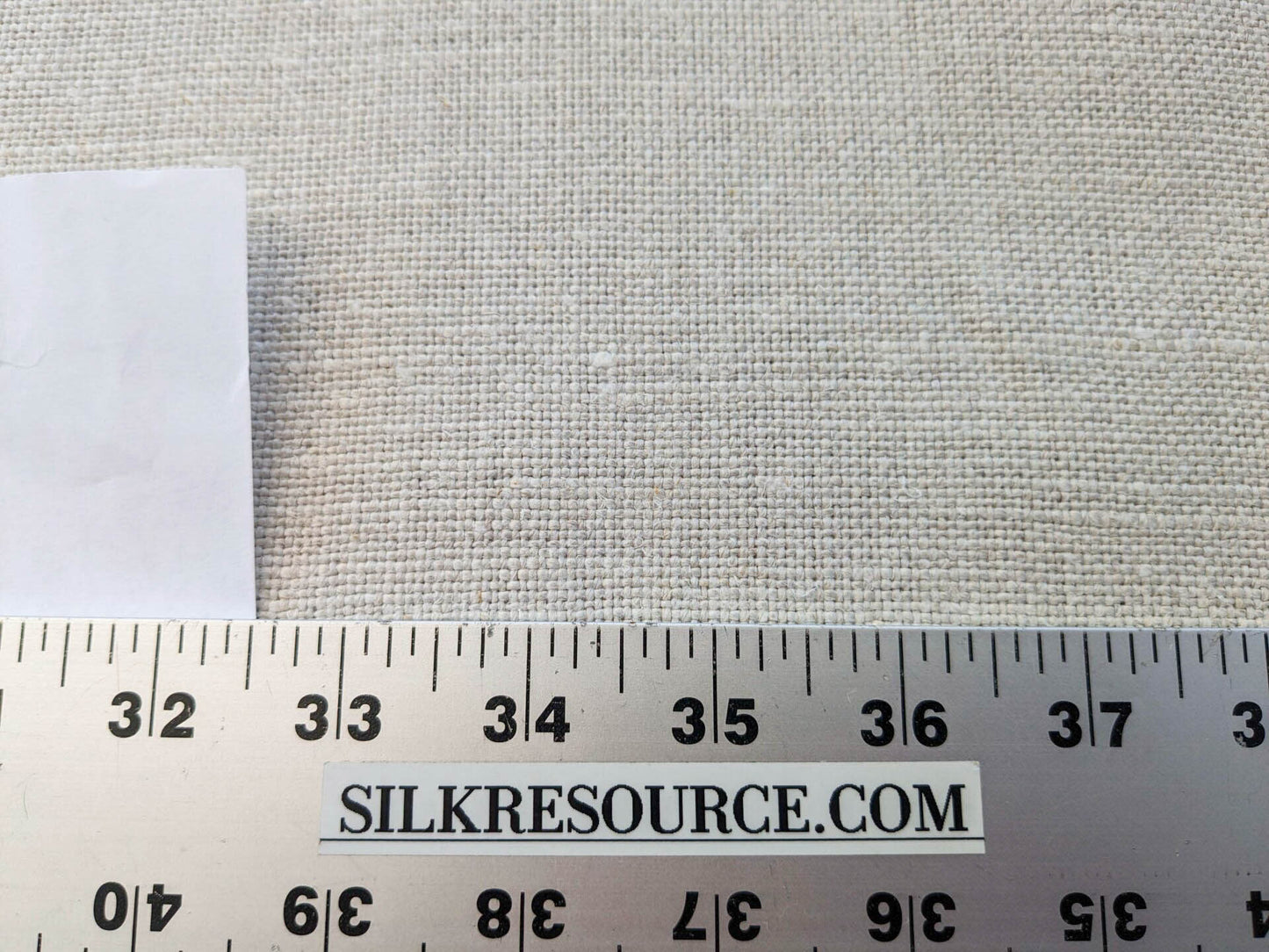 Scalamandre Luxembourg Linen Natural Cream White Solid Super Heavy MSRP USD284/y