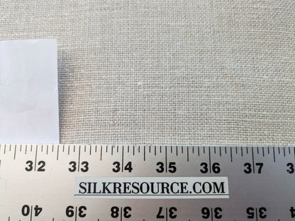 Scalamandre Luxembourg Linen Natural Cream White Solid Super Heavy MSRP USD284/y