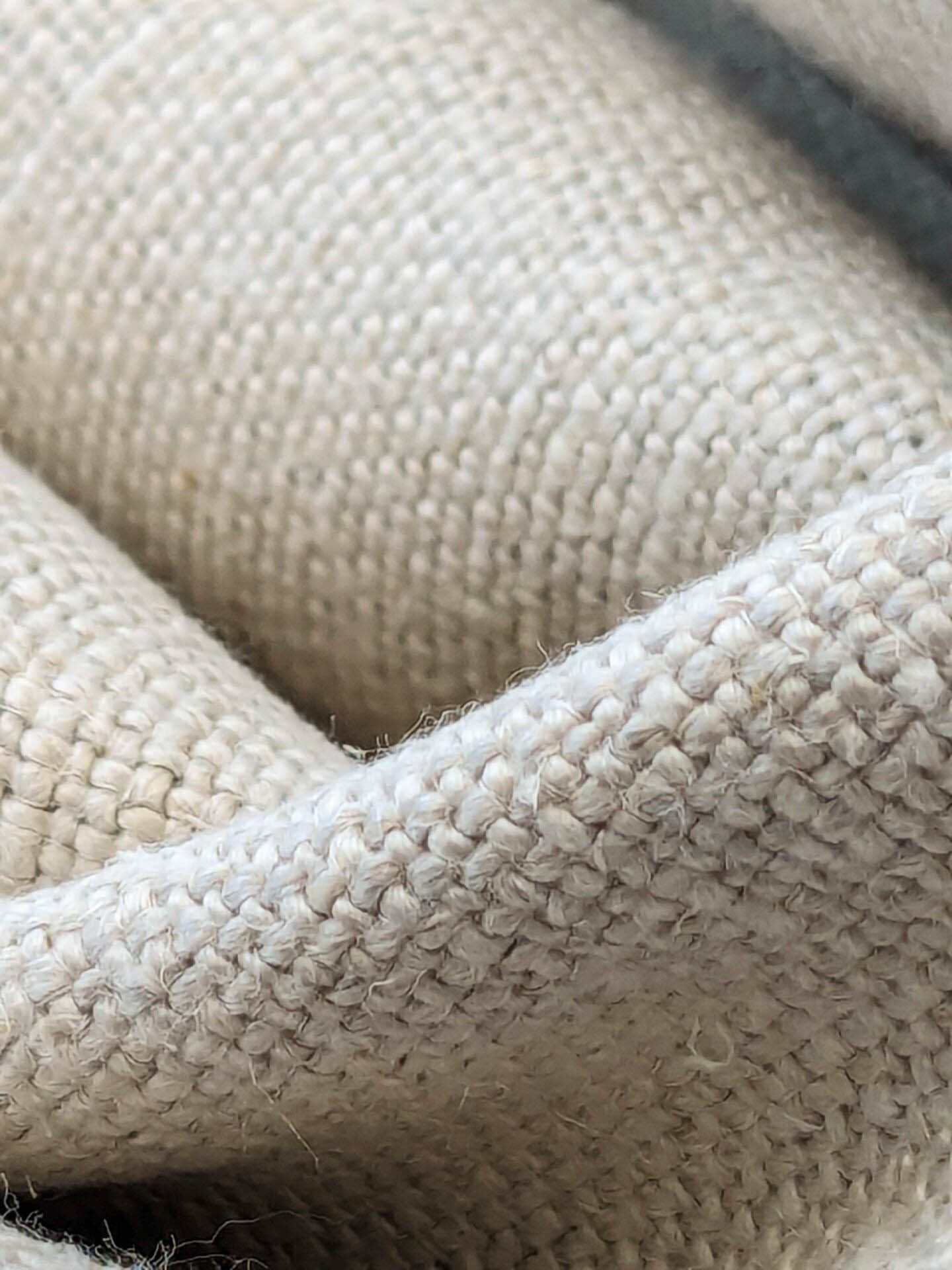 Scalamandre Luxembourg Linen Natural Cream White Solid Super Heavy MSRP USD284/y