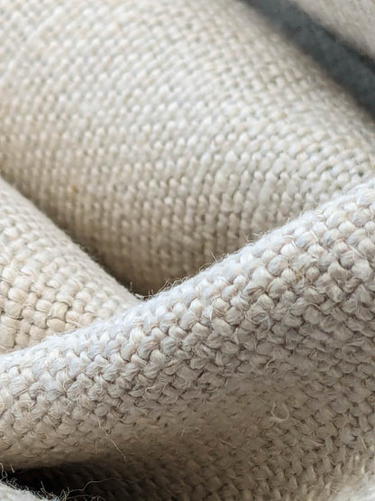 Scalamandre Luxembourg Linen Natural Cream White Solid Super Heavy MSRP USD284/y