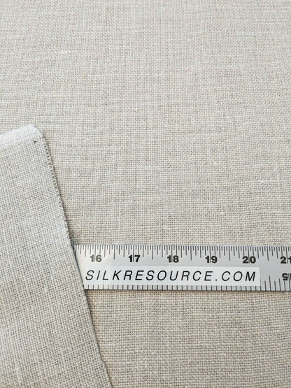 Scalamandre Luxembourg Linen Natural Cream White Solid Super Heavy MSRP USD284/y