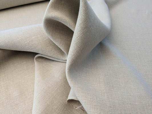 Scalamandre Luxembourg Linen Natural Cream White Solid Super Heavy MSRP USD284/y