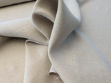 Scalamandre Luxembourg Linen Natural Cream White Solid Super Heavy MSRP USD284/y