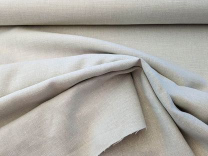 Scalamandre Luxembourg Linen Natural Cream White Solid Super Heavy MSRP USD284/y