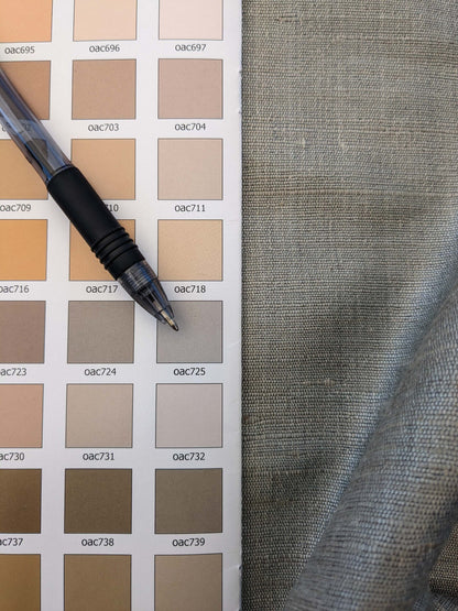 Scalamandre Vienne Texture Dove Gray Silk Solid Texture MSRP USD 276/y