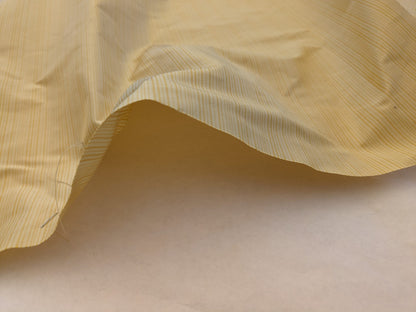 Scalamandre Astley Silk Strie Yellow Pin Stripe Small Scale  MSRP USD350+/Y