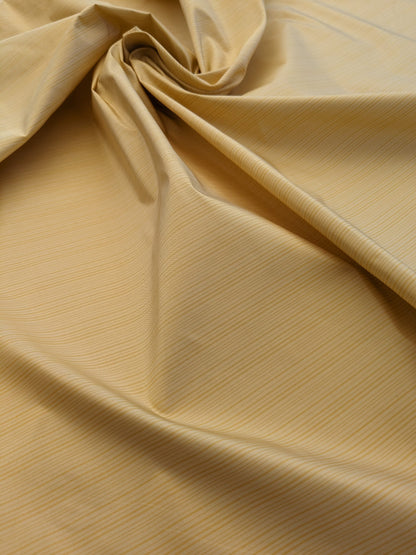 Scalamandre Astley Silk Strie Yellow Pin Stripe Small Scale  MSRP USD350+/Y