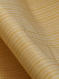 Scalamandre Astley Silk Strie Yellow Pin Stripe Small Scale  MSRP USD350+/Y