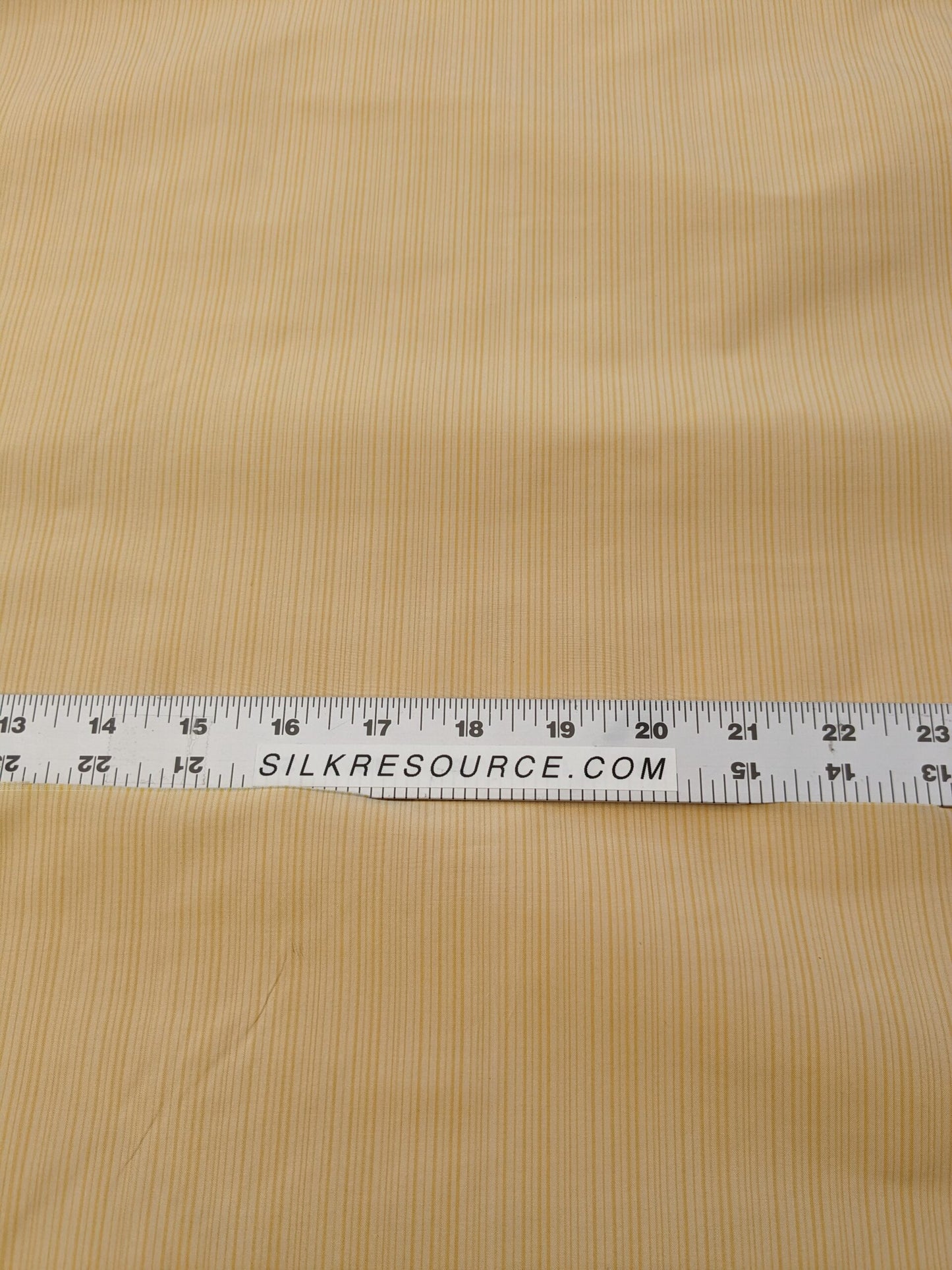 Scalamandre Astley Silk Strie Yellow Pin Stripe Small Scale  MSRP USD350+/Y