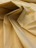 Scalamandre Astley Silk Strie Yellow Pin Stripe Small Scale  MSRP USD350+/Y