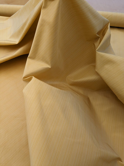 Scalamandre Astley Silk Strie Yellow Pin Stripe Small Scale  MSRP USD350+/Y