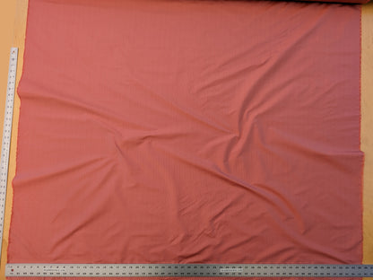 Scalamandre Astley Silk Strie Coral Red Pin Stripe Small Scale MSRP USD350+/yard