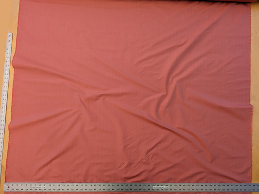 Scalamandre Astley Silk Strie Coral Red Pin Stripe Small Scale MSRP USD350+/yard