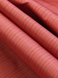 Scalamandre Astley Silk Strie Coral Red Pin Stripe Small Scale MSRP USD350+/yard