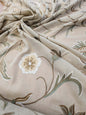 Scalamandre Sindia Wool Embroidery - Celadon Ivory Beige