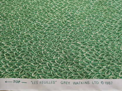 Scalamandre Les Feuilles Print Green Animal Skin Bird Feather MSRP USD 200+/y