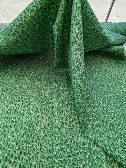 Scalamandre Les Feuilles Print Green Animal Skin Bird Feather MSRP USD 200+/y