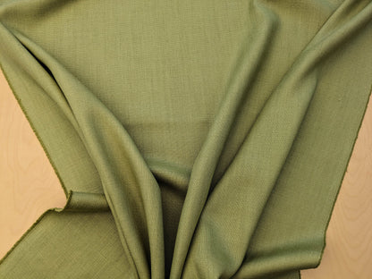 Scalamandre Lakeside Linen Lime Green Solid MSRP USD 158/y