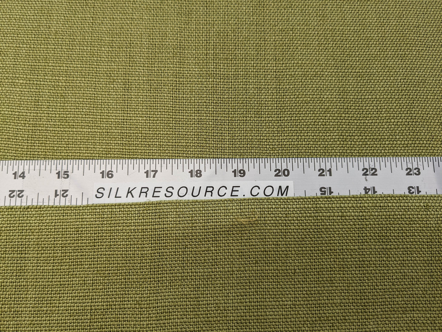 Scalamandre Lakeside Linen Lime Green Solid MSRP USD 158/y
