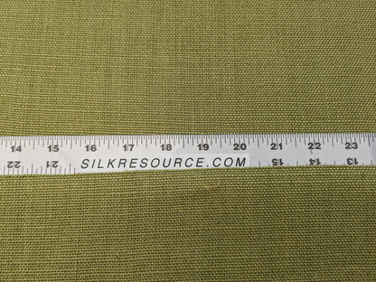 Scalamandre Lakeside Linen Lime Green Solid MSRP USD 158/y