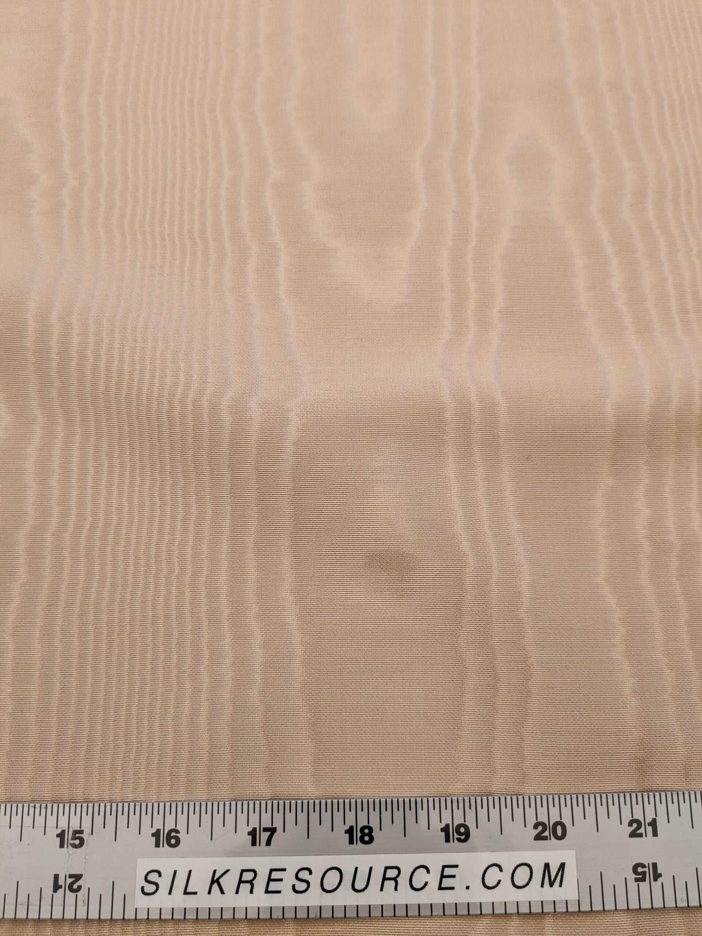 Scalamandre Doberman Moire Buff Viscose Beige Plain Solid MSRP USD 380/y