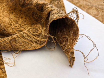 Scalamandre Solaine Topaz Brown Paisley Medallion MSRP USD 184/y