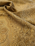 Scalamandre Solaine Topaz Brown Paisley Medallion MSRP USD 184/y