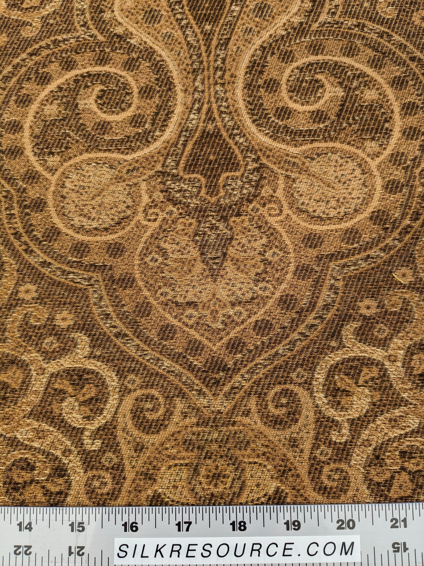 Scalamandre Solaine Topaz Brown Paisley Medallion MSRP USD 184/y