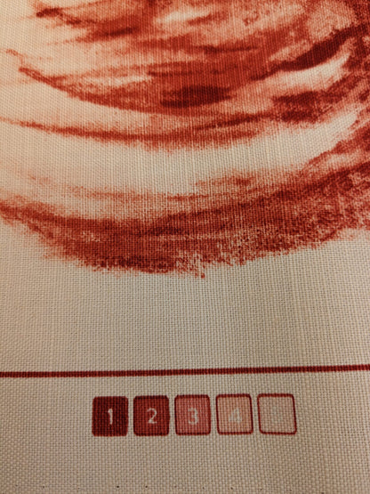 0.8Y Scalamandre Chanticleer Terracotta Rooster Chicken French Country Toile Red White MSRP USD 200+/Y (Copy)