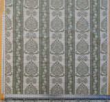 Scalamandre Ravenna Sage Green  Gray Floral Damask Stripe MSRP USD 200+/y