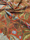 Scalamandre Tropical Paisley - Tomato Orange Green Blue