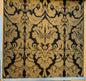 Scalamandre Aspide II Black &amp; Gold  Damask MSRP USD 628/y