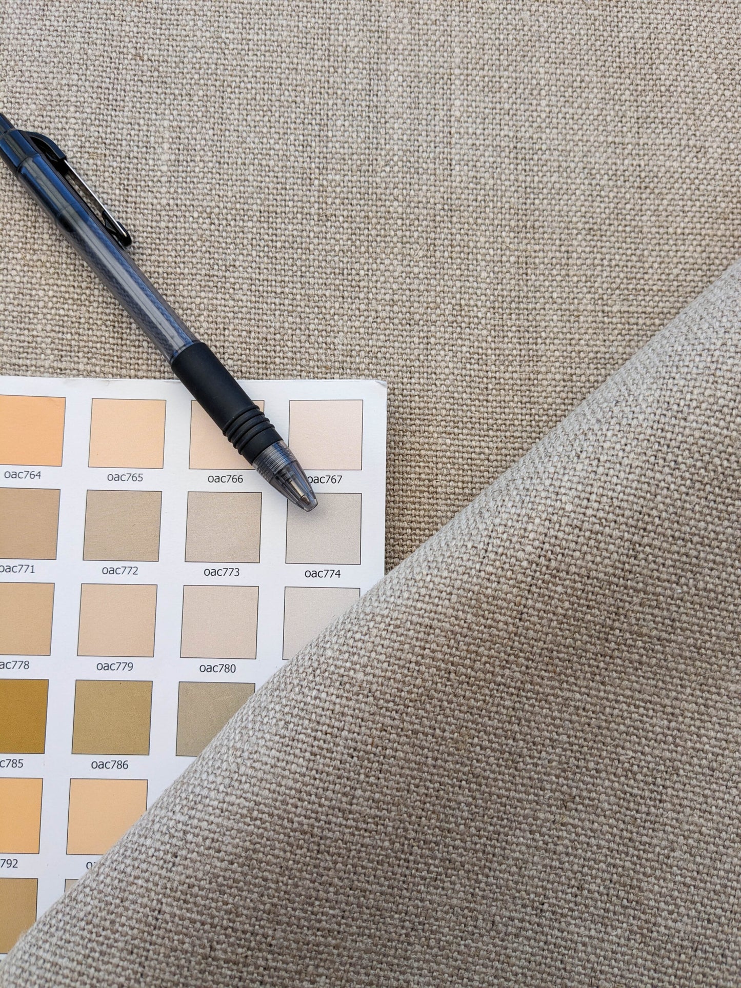 Scalamandre Lakeside Linen Linen Beige Solid MSRP USD 158/y