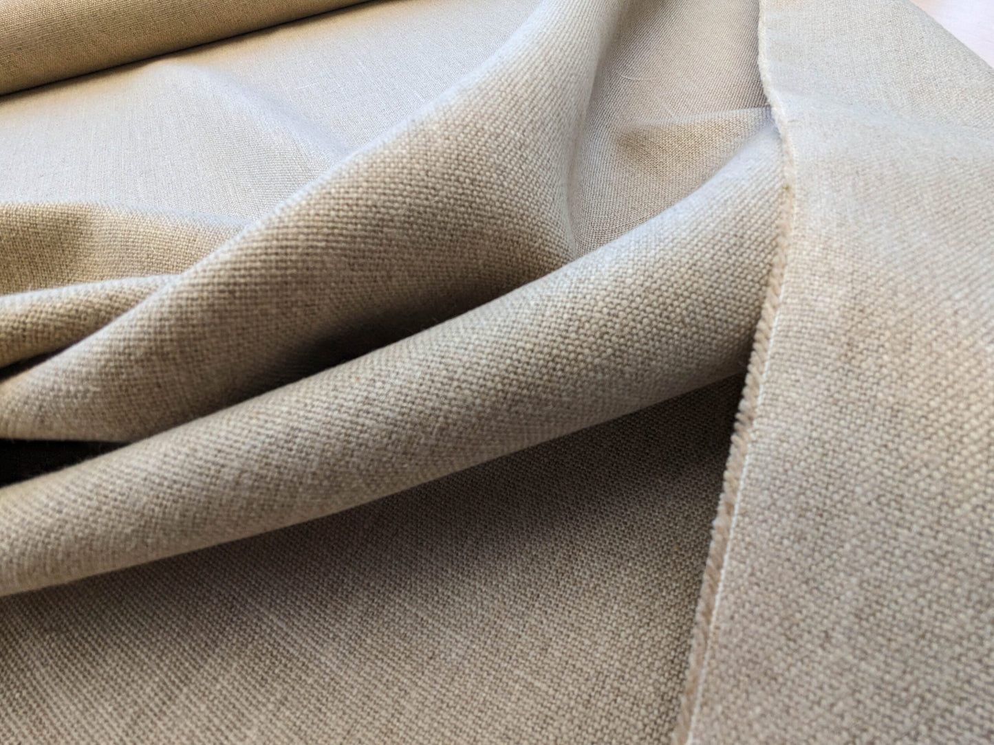 Scalamandre Lakeside Linen Linen Beige Solid MSRP USD 158/y
