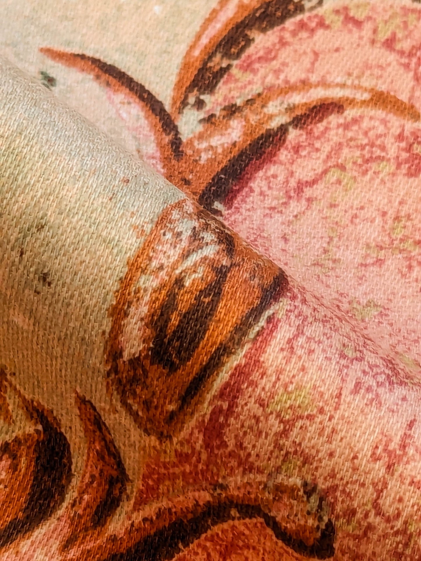 Scalamandre Cotteen Chinois Spice Pink Red Chinoiserie Birds Teahouse Toile Scenic MSRP USD 200+/y