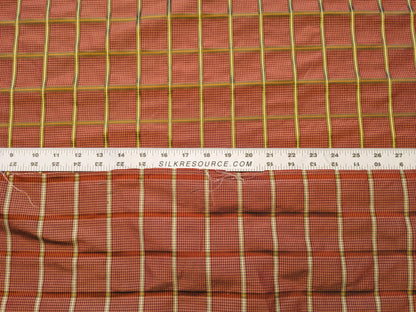 Scalamandre Carissima Carnations Moss Red Green Plaid Check MSRP USD 184/y