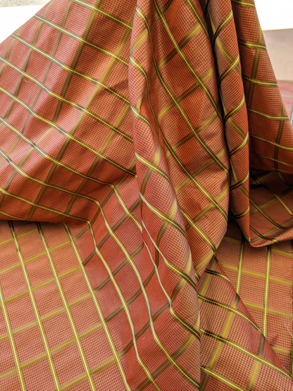 Scalamandre Carissima Carnations Moss Red Green Plaid Check MSRP USD 184/y