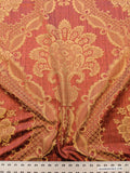Scalamandre Bosfo Cotton Damask - Red/Gold