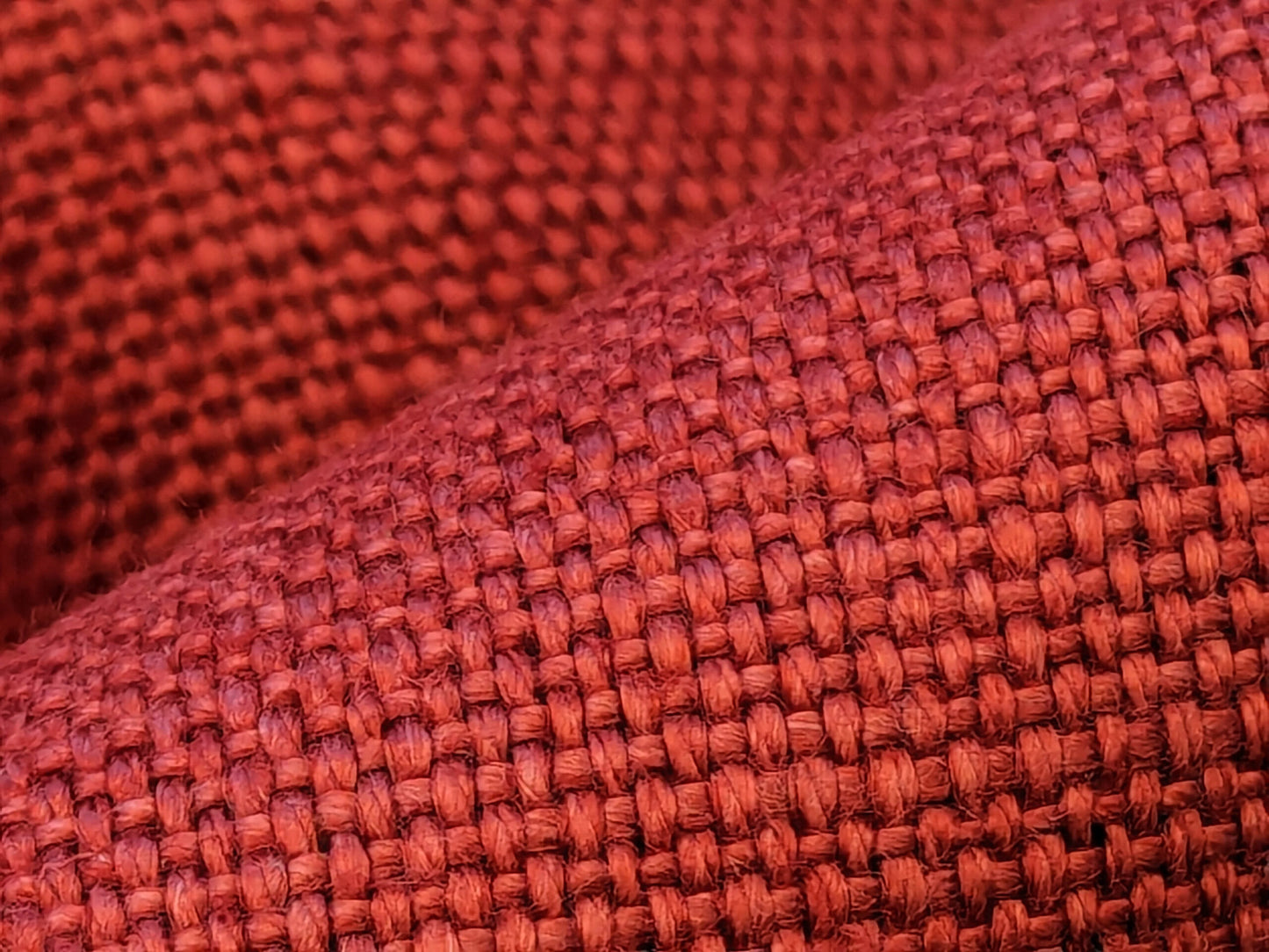 Scalamandre Lakeside Linen Spice Red Solid MSRP USD 158/y